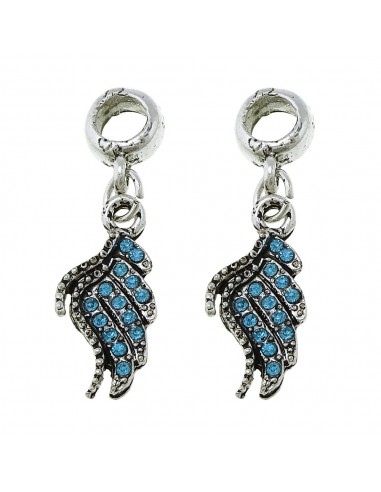 Pandantiv charm PANDORA Aripa de Inger cristale 32 x 9 mm