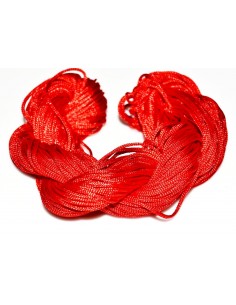 Snur (ata) nylon culoare rosie - Shamballa(23m)