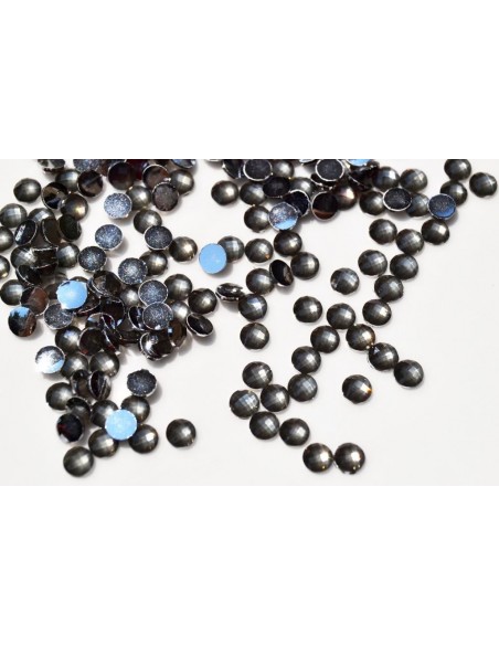 Margele cabochon fatetat cu baza plata 4 x 2 mm