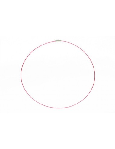 Baza colier otel acoperit cu nylon 45 cm negru