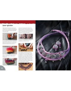 BIJUTERII DIN LÂNĂ FILŢUITĂ - IDEI CREATIVE  2