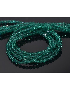 10 Margele cristal biconic 4 mm roz somon 