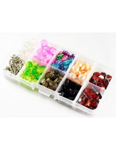 Kit pentru confectionare bijuterii handmade - 100 componente