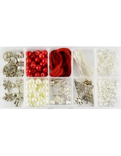Kit pentru confectionare bijuterii handmade - 100 componente 2