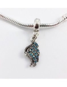 Pandantiv charm tip PANDORA Aripa de Inger cristale 32 x 9 mm