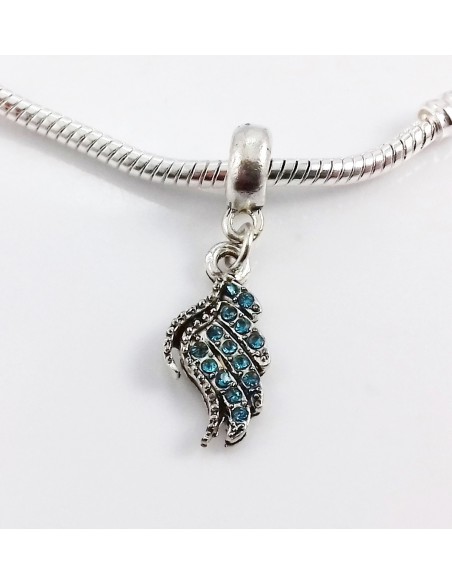 Pandantiv charm tip PANDORA Aripa de Inger cristale 32 x 9 mm