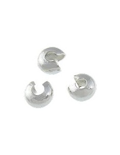 10 Cover crimp placat cu argint 6 mm 2