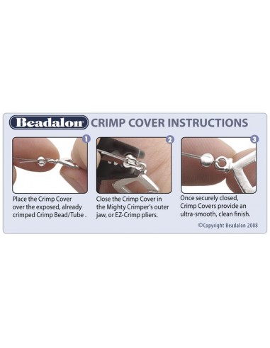 10 Cover crimp placat cu argint 6 mm