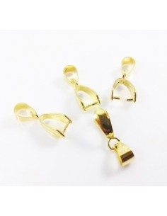 2 Agatatori pandantiv placate cu aur 17 mm 2