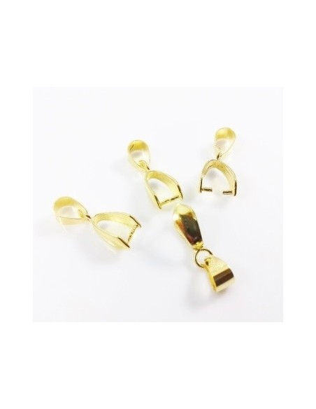Agatatoare pandantiv placata cu aur 19 mm