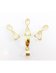 2 Agatatori pandantiv placate cu aur 17 mm