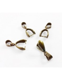 2 Agatatori pandantiv bronz antichizat 25 mm﻿ 2