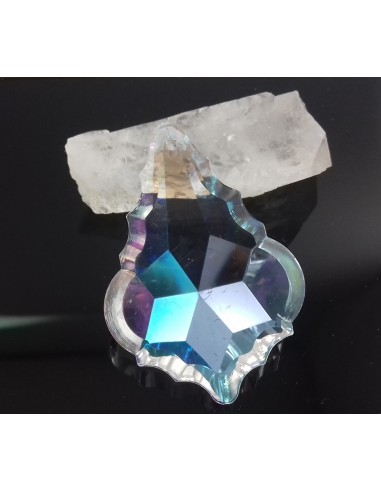 Pandantiv cristal fatetat Cehia Baroque 28x20x9 mm