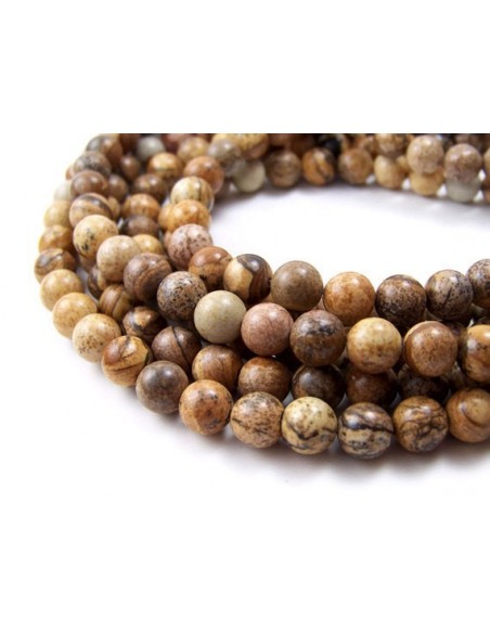 Sfere Jasp Picture 6 mm