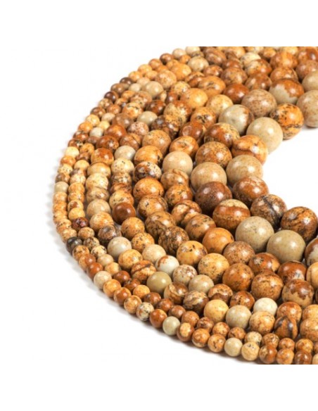 10 Sfere Jasp Picture 4 mm