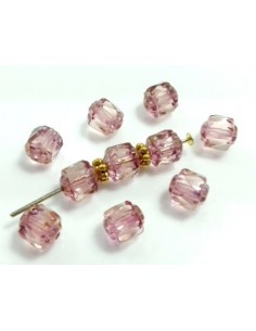 Margele sticla Fire Polish Cehia "Bols" 6 mm - Siam Bronze