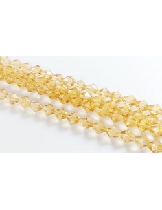 Margele biconice cristal 6 mm 