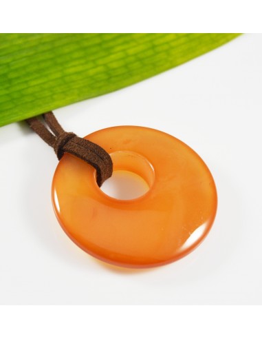 Baza colier faux suede maro cu inchizatoare lobster si lant prelungitor