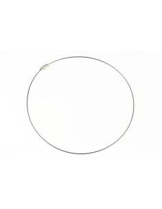 Baza colier otel acoperit cu nylon 45 cm gri 2