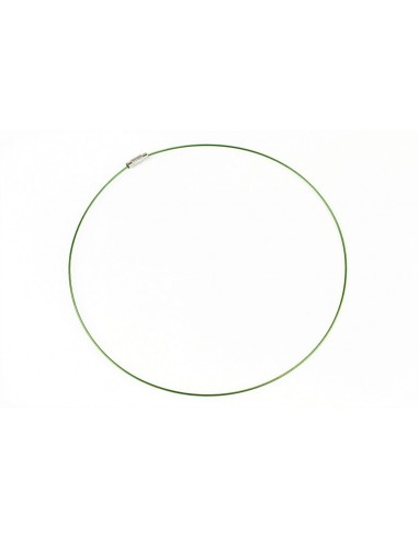 Baza colier otel acoperit cu nylon 45 cm negru