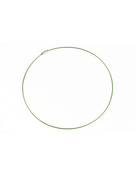 Baza colier otel acoperit cu nylon 45 cm negru