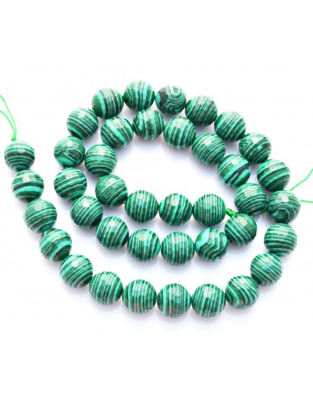 Sfere malachit fatetat 6 mm