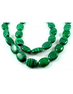 Malachit oval 14 x 10 mm