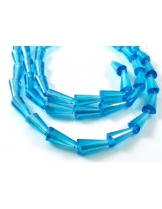 Margele conice cristal cu efect AB 12 x 6 mm