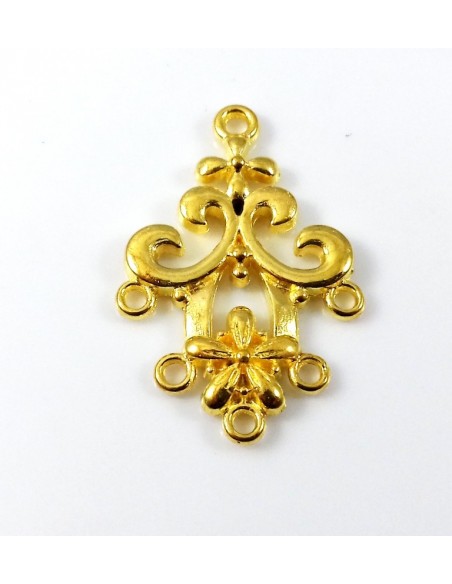 Chandelier cercei aurii 35 x 23 mm