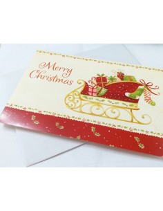 Felicitare Merry Christmas cu plic inclus A6  2