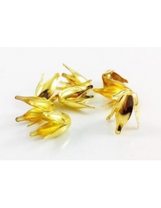 Capacele conice decorative aurii 13 x 12 mm