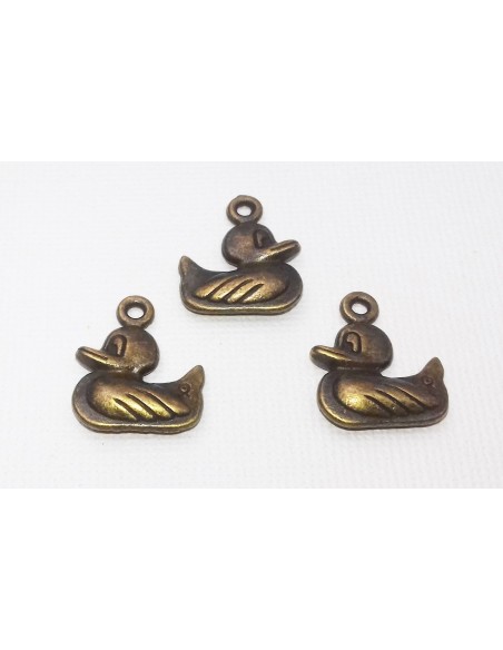 Charm bronz antichizat ratusca 19 x 16 mm