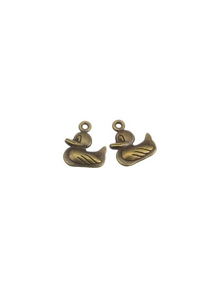 Charm bronz antichizat ratusca 19 x 16 mm