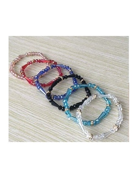 Margele conice cristal cu efect AB 12 x 6 mm