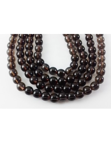 10 Sfere cuart fumuriu 5 mm