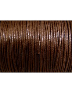 Snur circular bumbac cerat maro 1 mm + 2 capete de snur CADOU