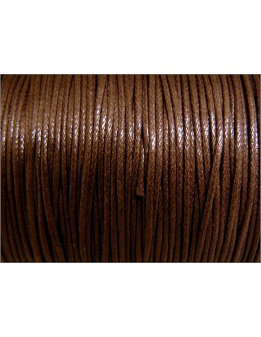 Snur circular bumbac cerat maro 1 mm + 2 capete de snur CADOU
