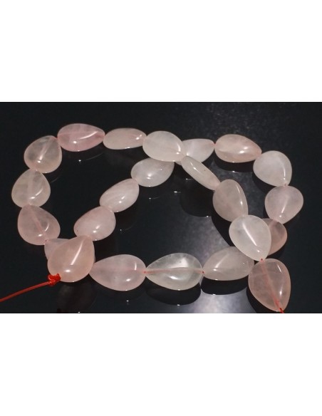 Cuart roz lacrima 18 x 13 mm
