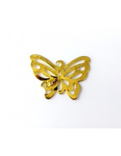 Pandantiv metalic auriu fluture 20 x 16 mm