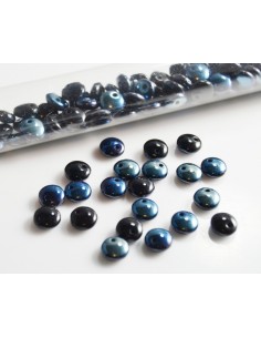 10 Margele sticla Cehia disc 6 mm - Pink Combined