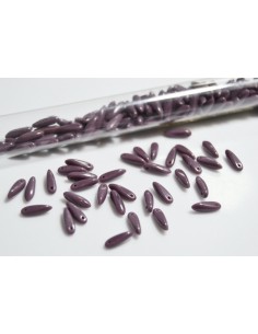 10 Margele sticla presata Cehia "Daggers" 11 x 3 mm - Siam