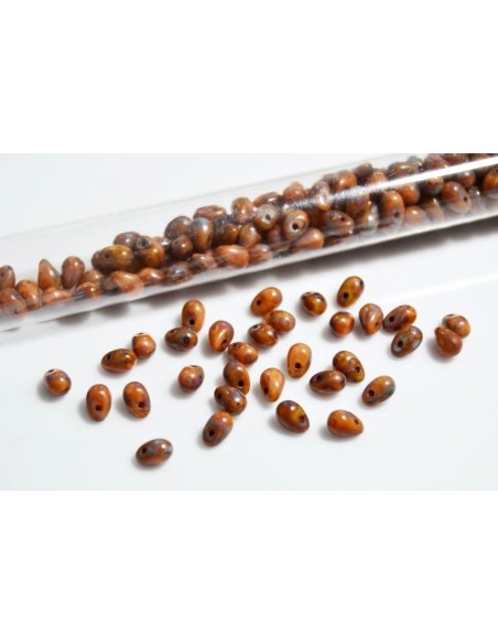 10 Margele sticla Cehia drop (picatura) 4 x 6 mm