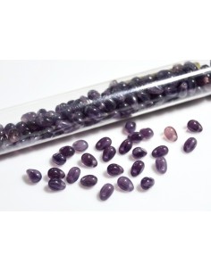 10 Margele sticla Cehia drop (picatura) 4 x 6 mm - Combined Amethyst 2
