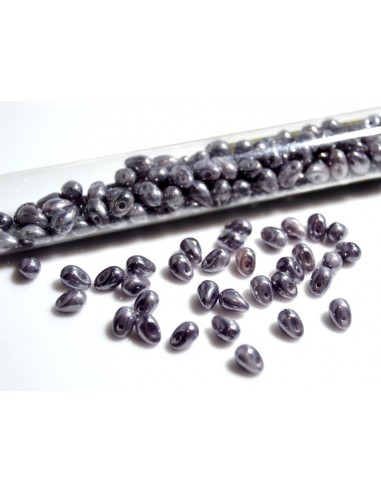 10 Margele sticla Cehia drop (picatura) 4 x 6 mm