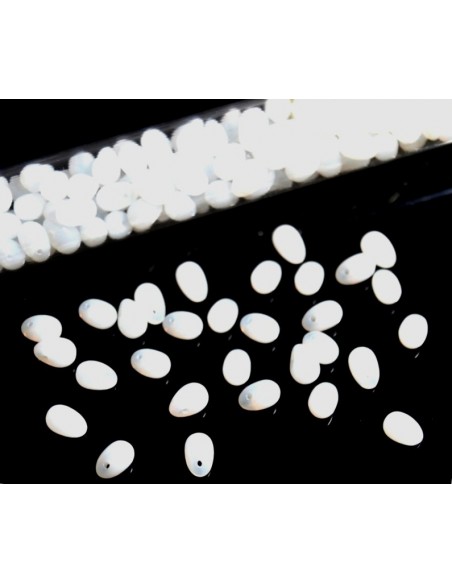 10 Margele sticla Cehia drop (picatura) 4 x 6 mm