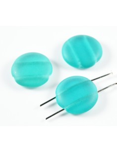 Margele sticla presata banut 2 siruri 18 x 5 mm