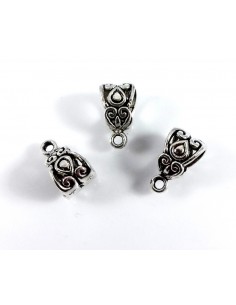 Agatatoare pandantiv argintiu antichizat 14 x 8 mm