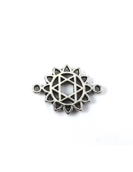 Link argintiu Chakra Anahata 20 x 15 mm