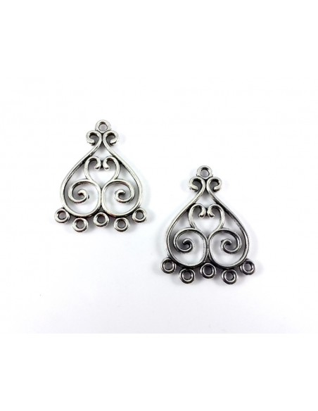 Chandelier argintiu 33 mm