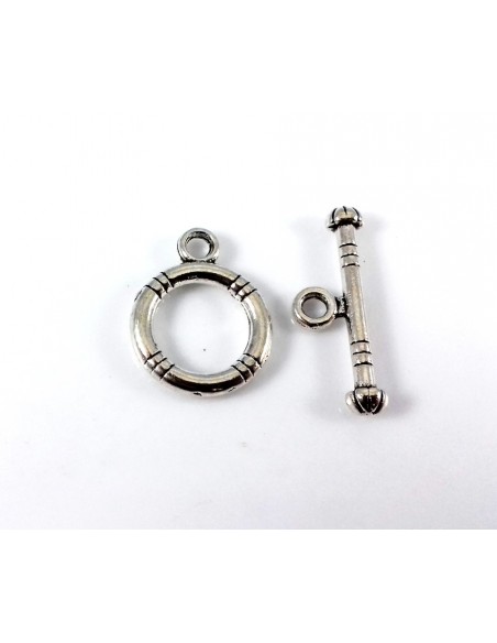 Inchizatoare argintie rotunda 15 mm